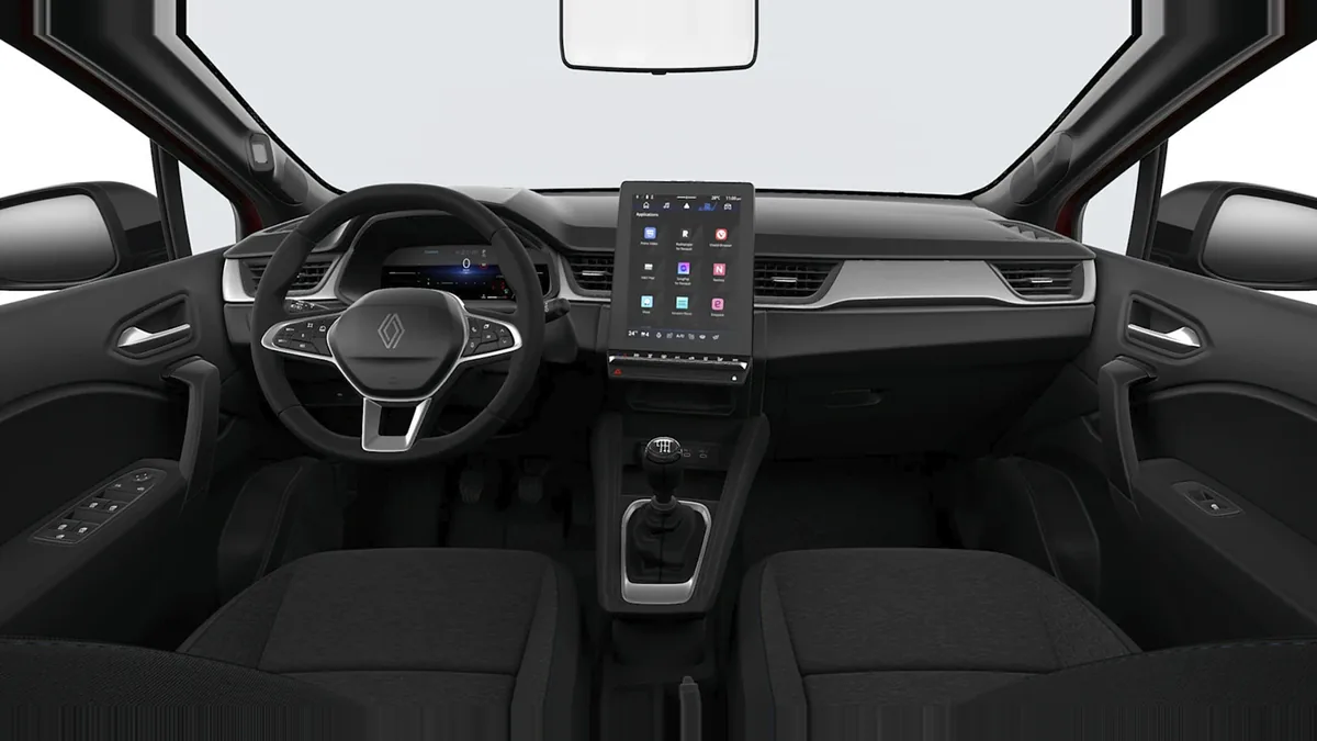 Renault Captur Evolution ECO-G 120CV en renting en Barcelona — Interior