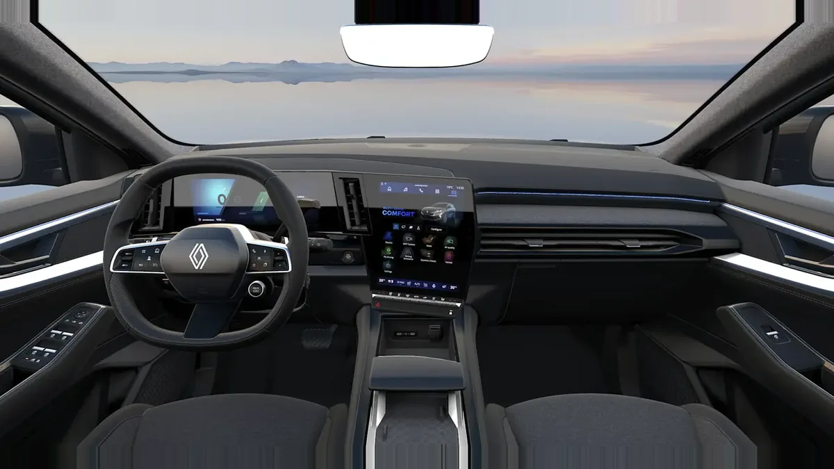 Renault ESPACE TECHNO E-TECH FULL HYBRID 200CV en renting en Barcelona — Interior