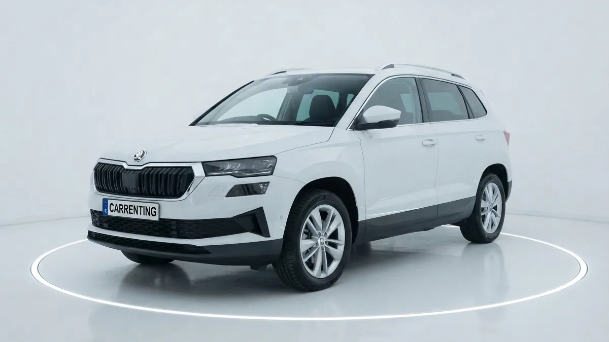 Škoda Karoq Selection 2.0 TDI DSG en renting en Barcelona — Lateral