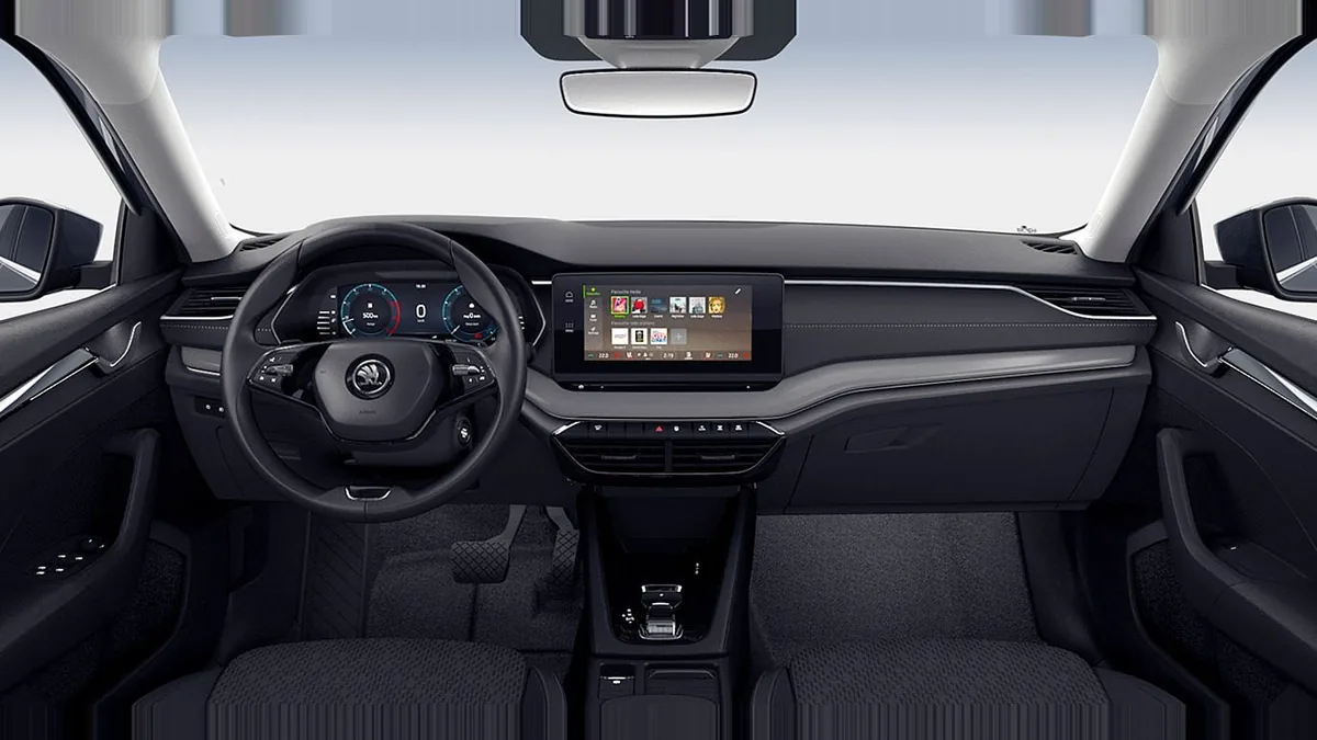 Škoda Octavia Combi Selection 2.0 TDI 150CV DSG 7vel en renting en Barcelona — Interior