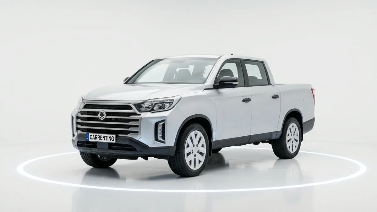 KGM Musso Sports D22 DTR Pro 4X4 MT en renting en Barcelona — Lateral