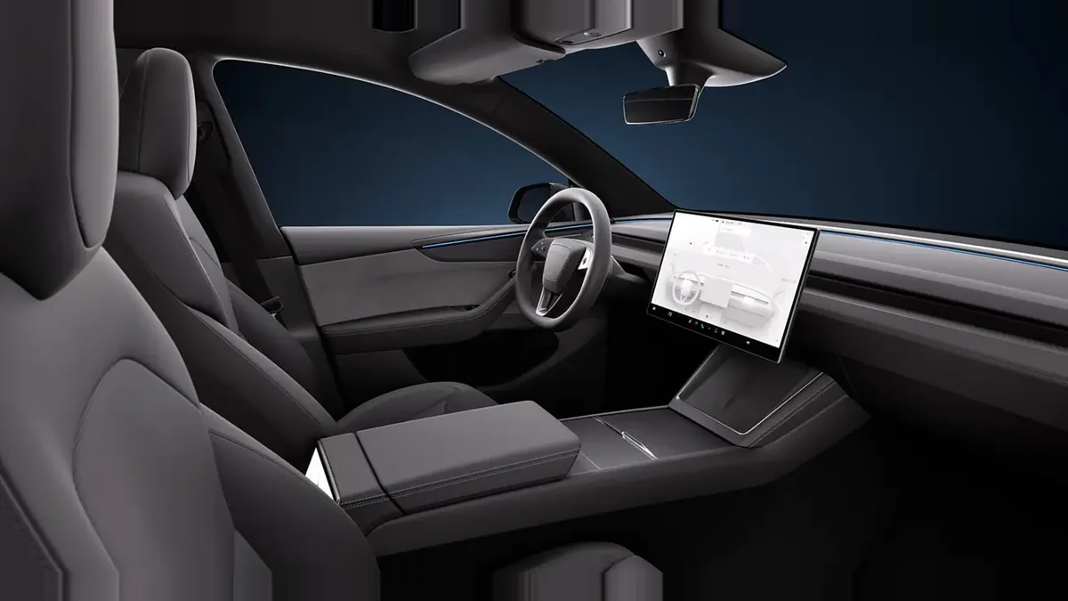 Tesla Model Y Performance AWD en renting en Barcelona — Interior