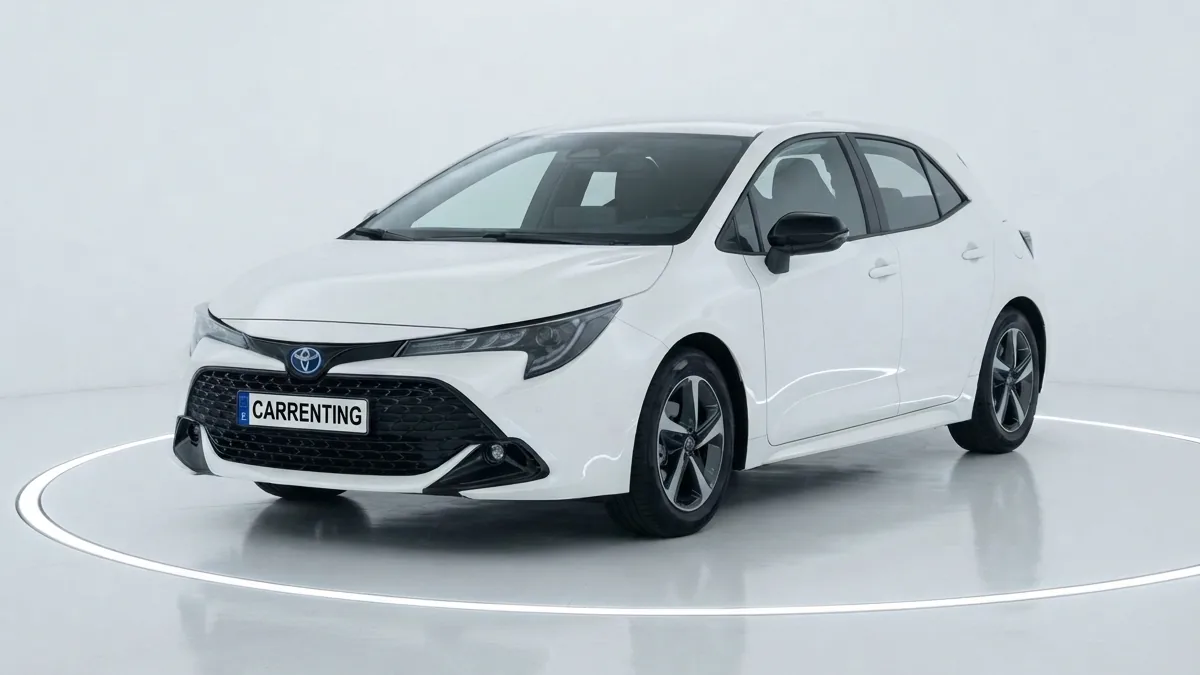 Toyota Corolla 140H Active en renting en Barcelona — Lateral
