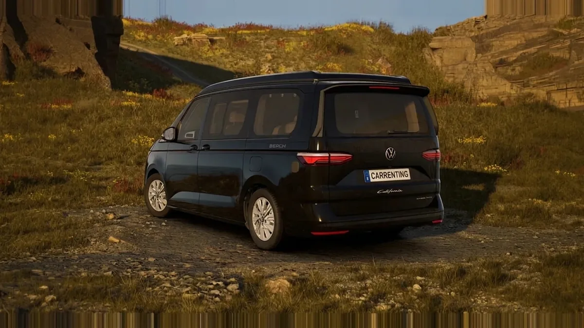 Volkswagen California Beach Tour 2.0 TDI 110kW (150CV) DSG en renting en Barcelona — Delantera